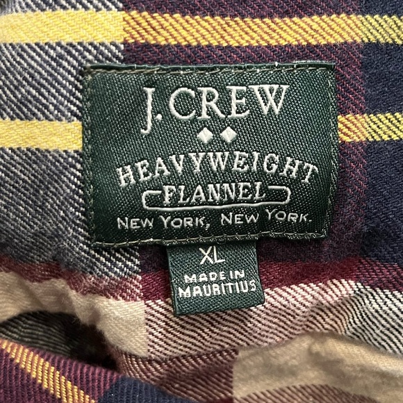 ⭐️ J. Crew Factory Heavyweight Flannel Shirt | Size XL | Plaid | Multicolor - Picture 5 of 7